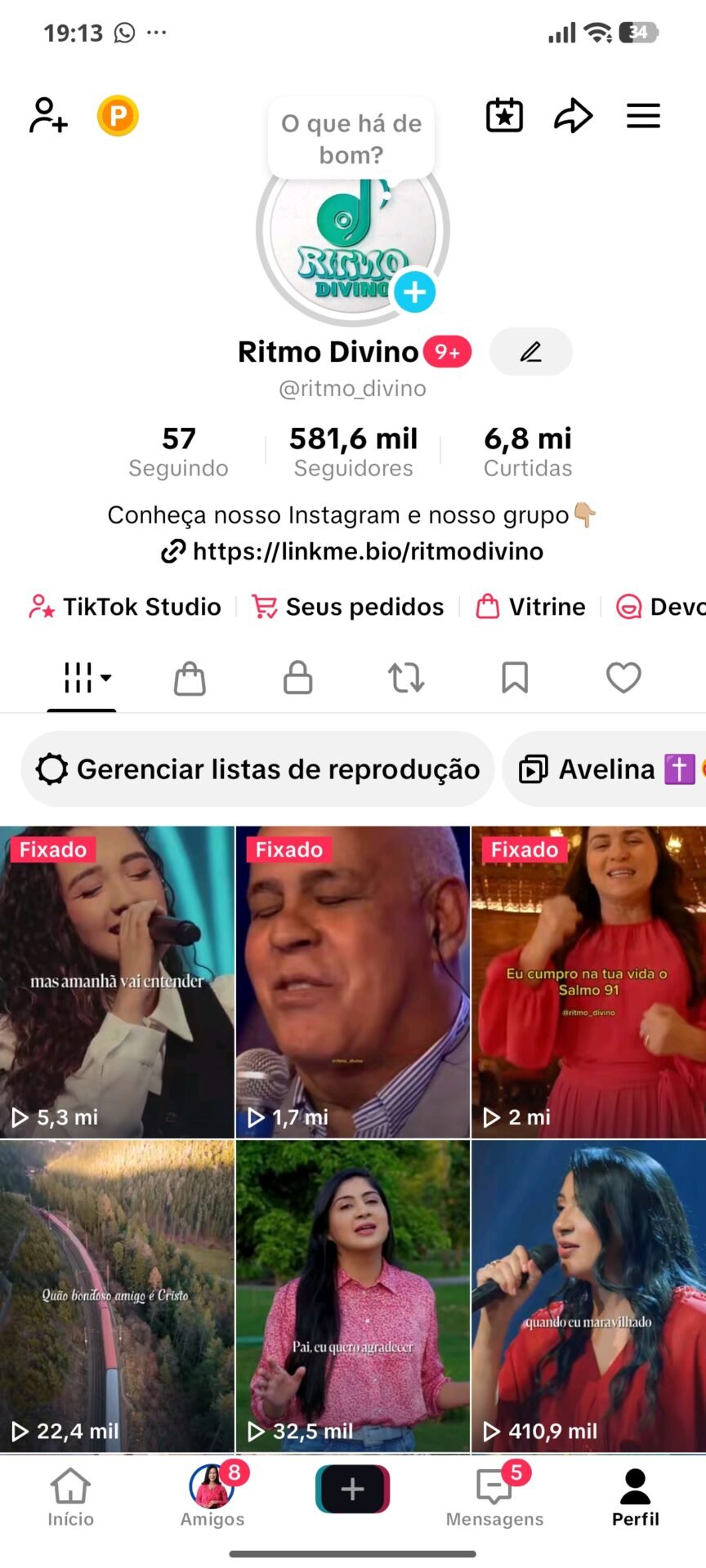 VENDO PERFIL TIKTOK ENGAJADO