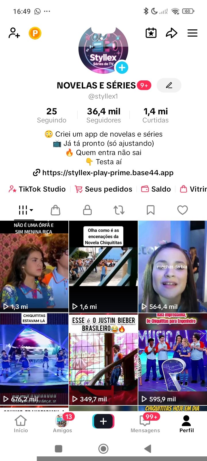 PERFIL TIKTOK 36 MIL SEGUIDORES REAIS POR R$349