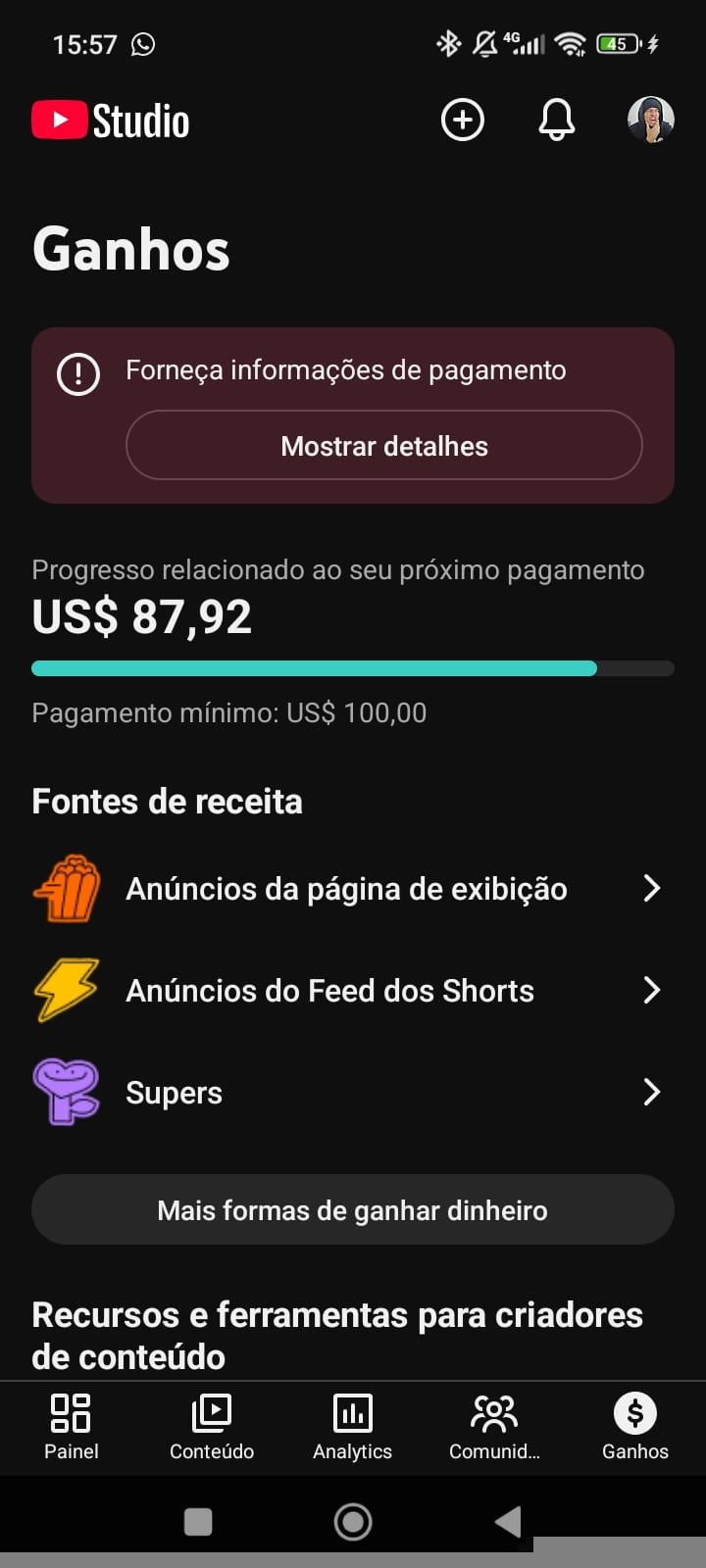 Canal 15.600 monetizando