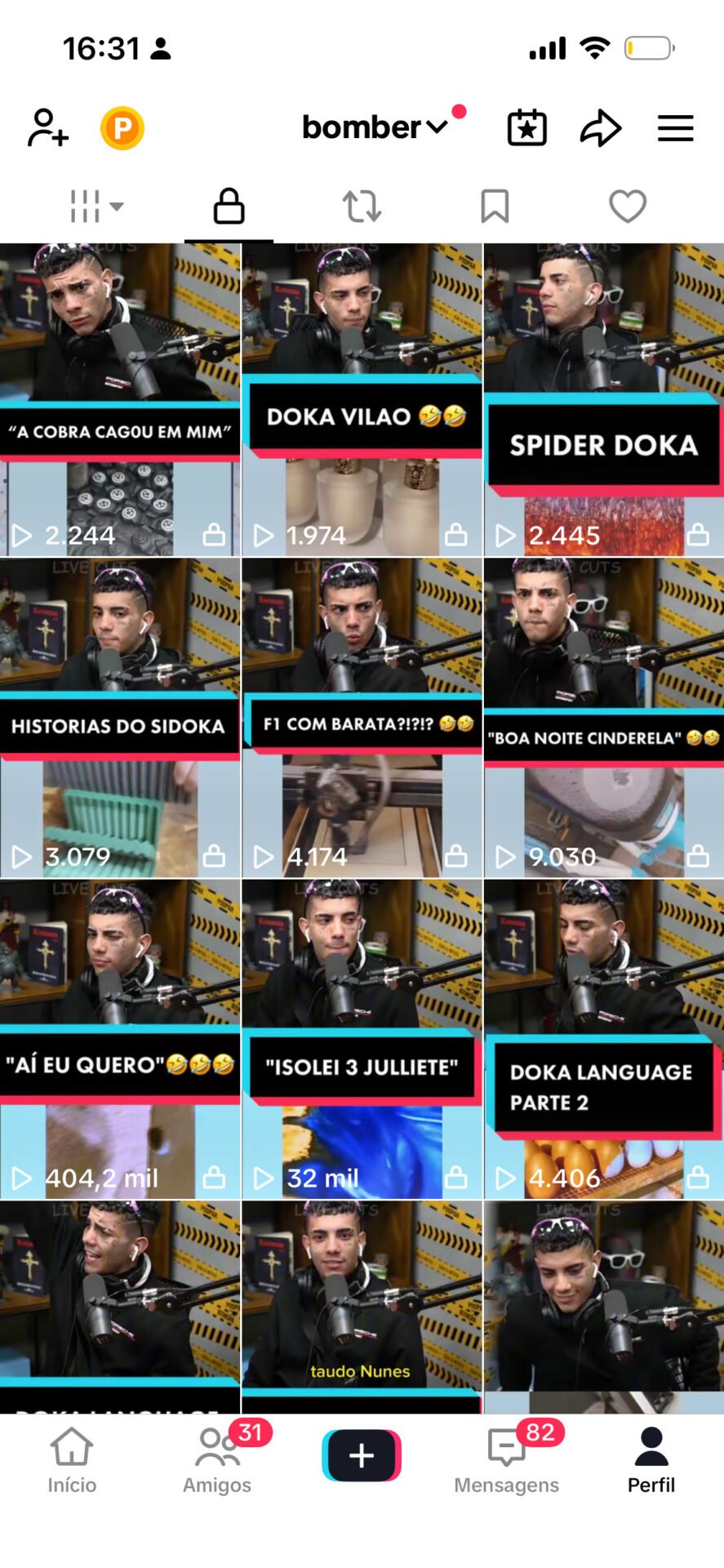 CONTA TIKTOK 12 mil seguidores