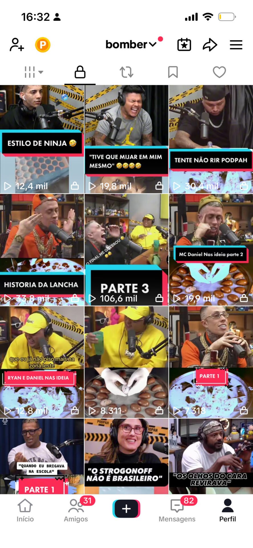 CONTA TIKTOK 12 mil seguidores