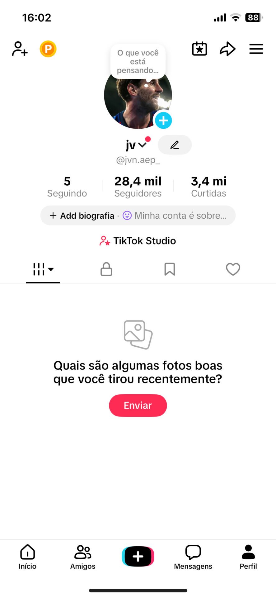 VENDO CONTA TIK TOK MONETIZADA COM 28 MIL SEGUIDORES