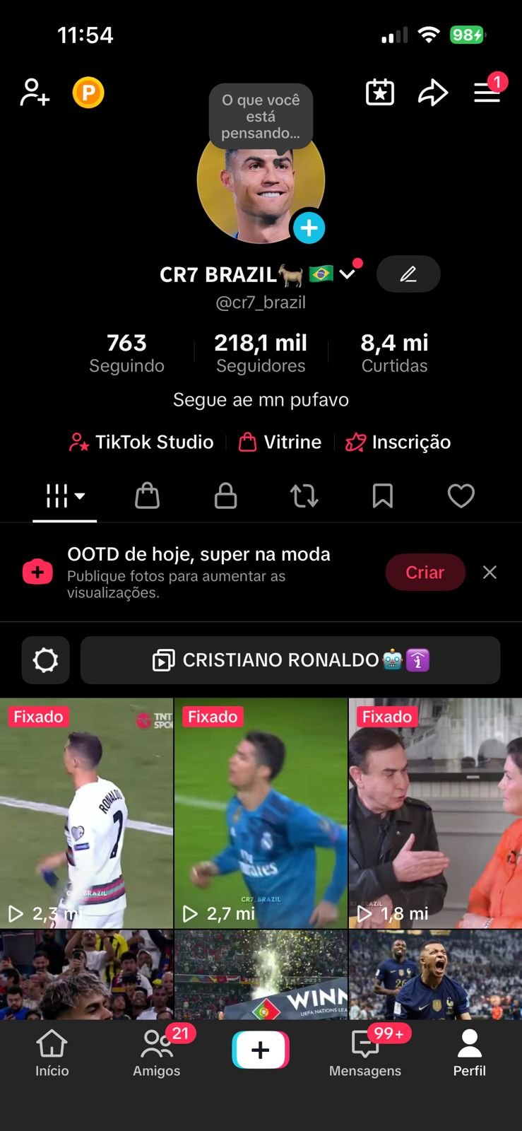TikTok 218k Seguidores + Monetização Ativa | Ótima Oportunidade