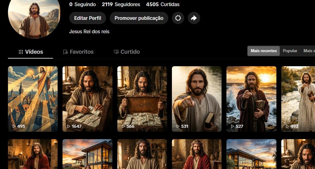 conta tiktok com live estudio disponivel