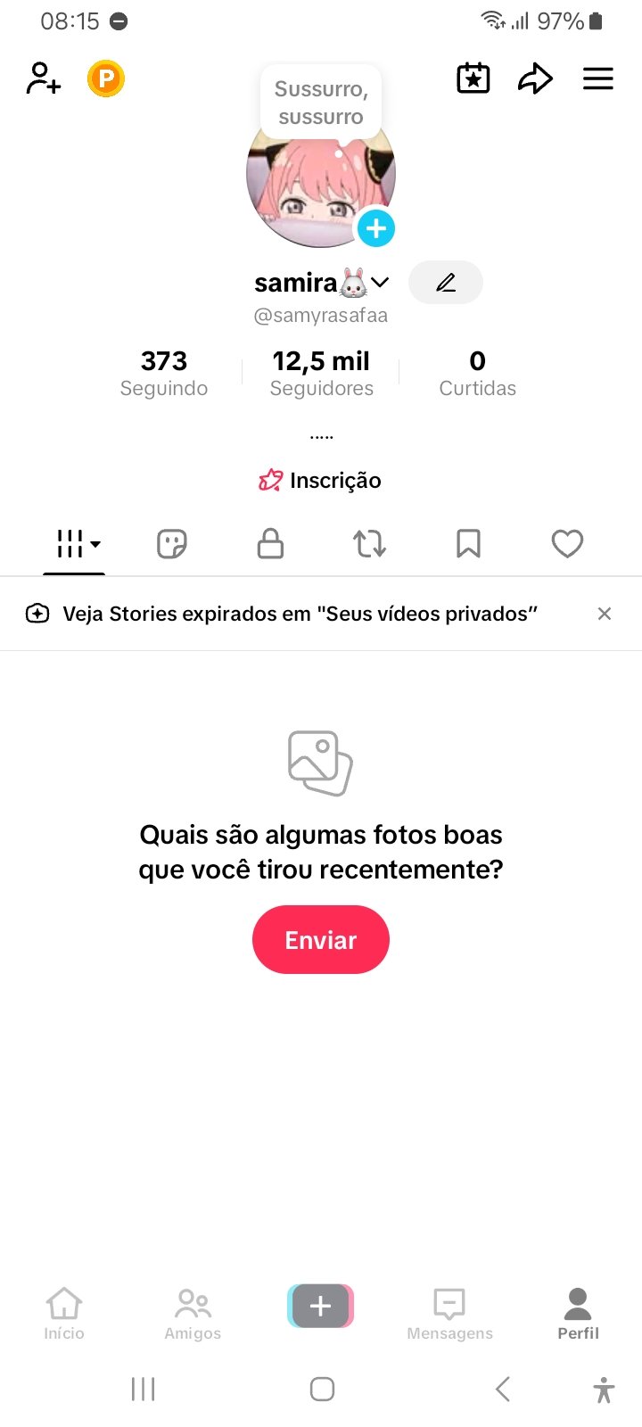 Vendo essa conta 12.5k seguidores não tou usando ela mais interessados chama pv