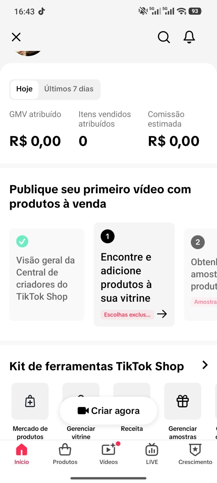 Conta Tiktok +6mil seguidores + Tiktok shop