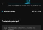 Canal +50 mil inscritos (com problema de monetizacao)