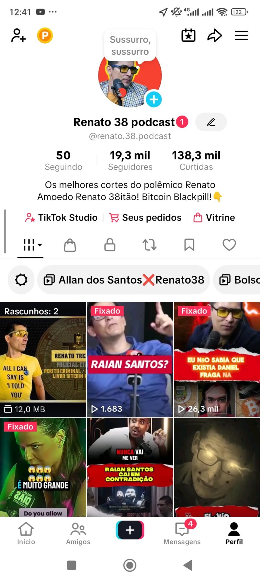 Vendo conta 20 k de seguidores monetizada e tiktokshop liberado