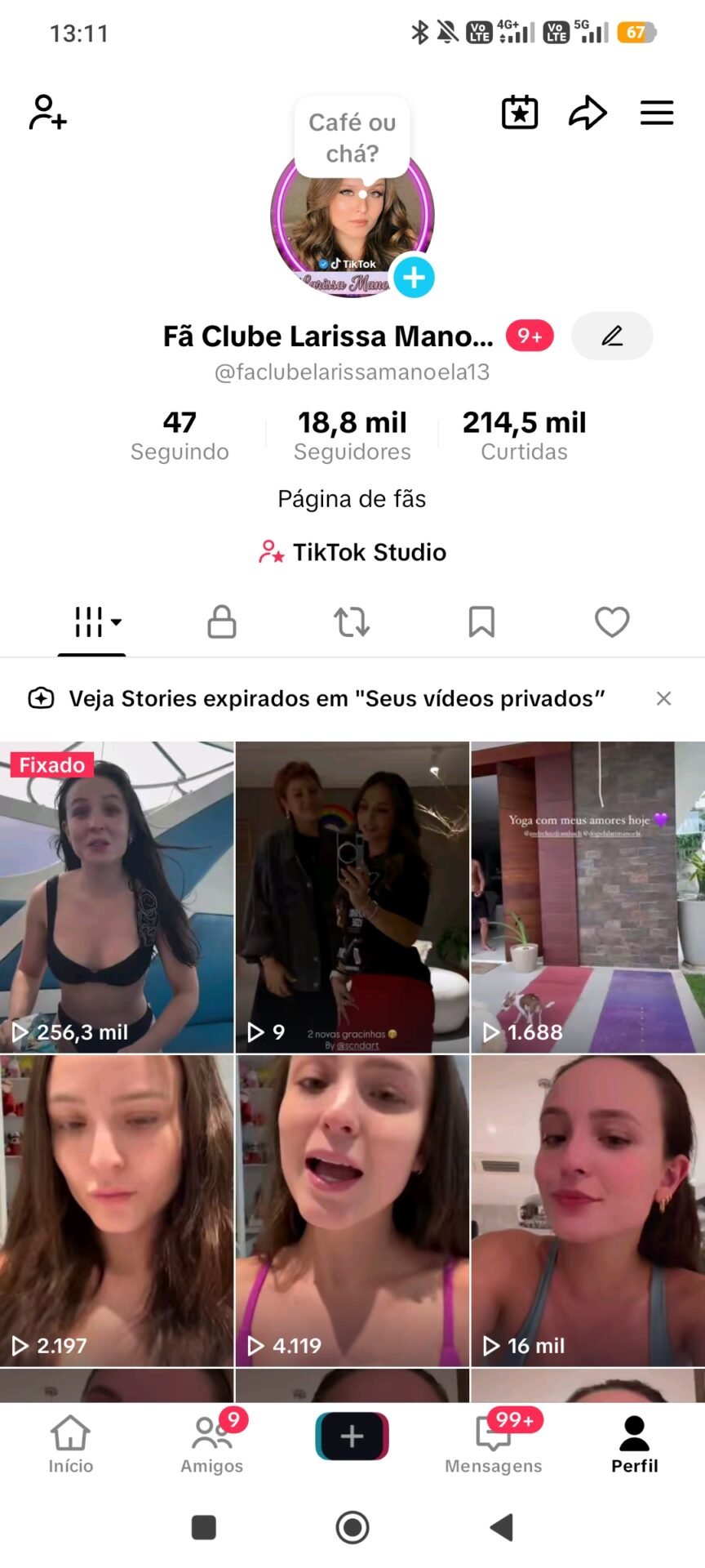 Vendo conta do Tok 17k