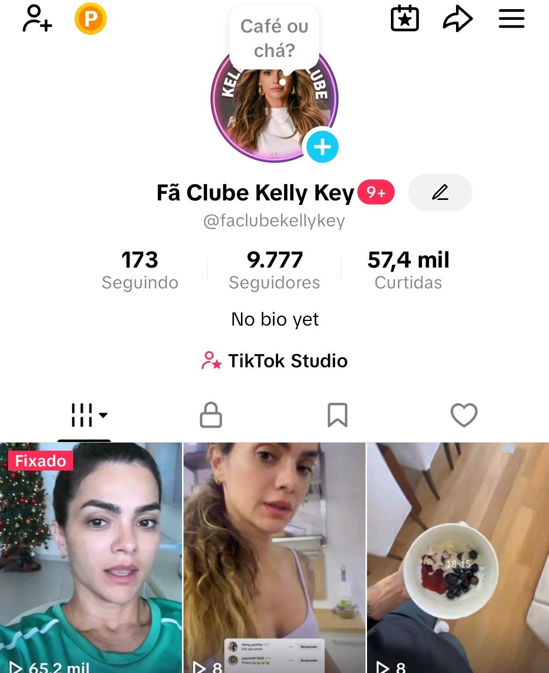 Vendo conta tik Tok quase batendo 10k