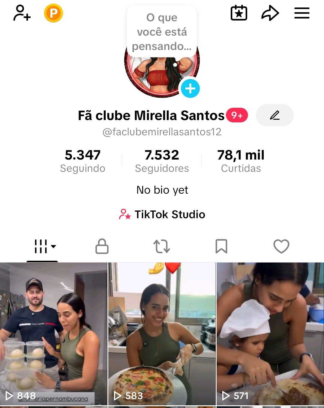 Vendo conta do tik Tok 7k