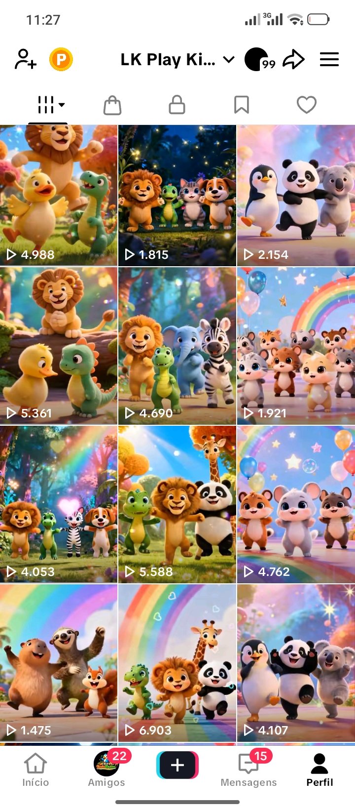 Canal Infantil. +2.000 inscrições
