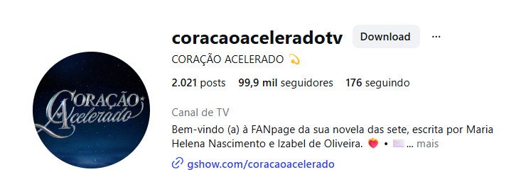 VENDA DE CONTA 100K DE ENTRETENIMENTO TELEVISIVO