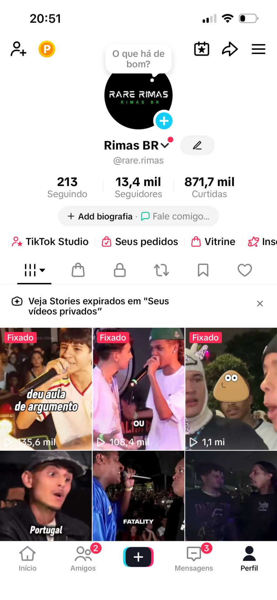 TikTok com 13k