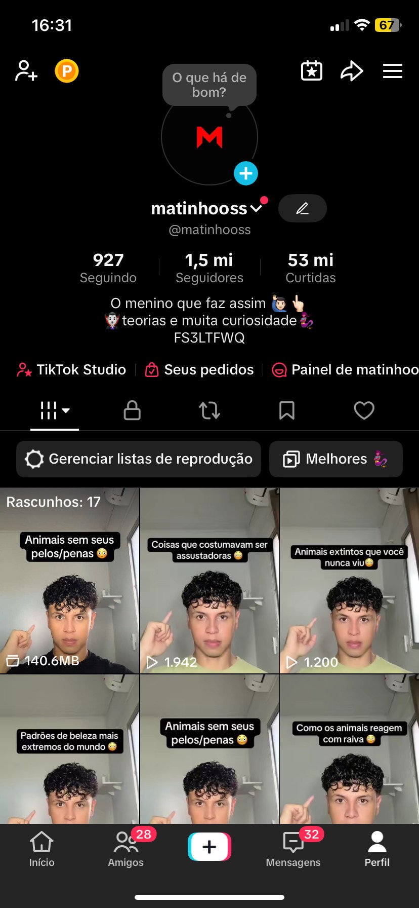 TIKTOK 1.5 MILHÕES/MONETIZADA