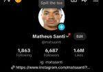 Conta tiktok 6600 seguidores.