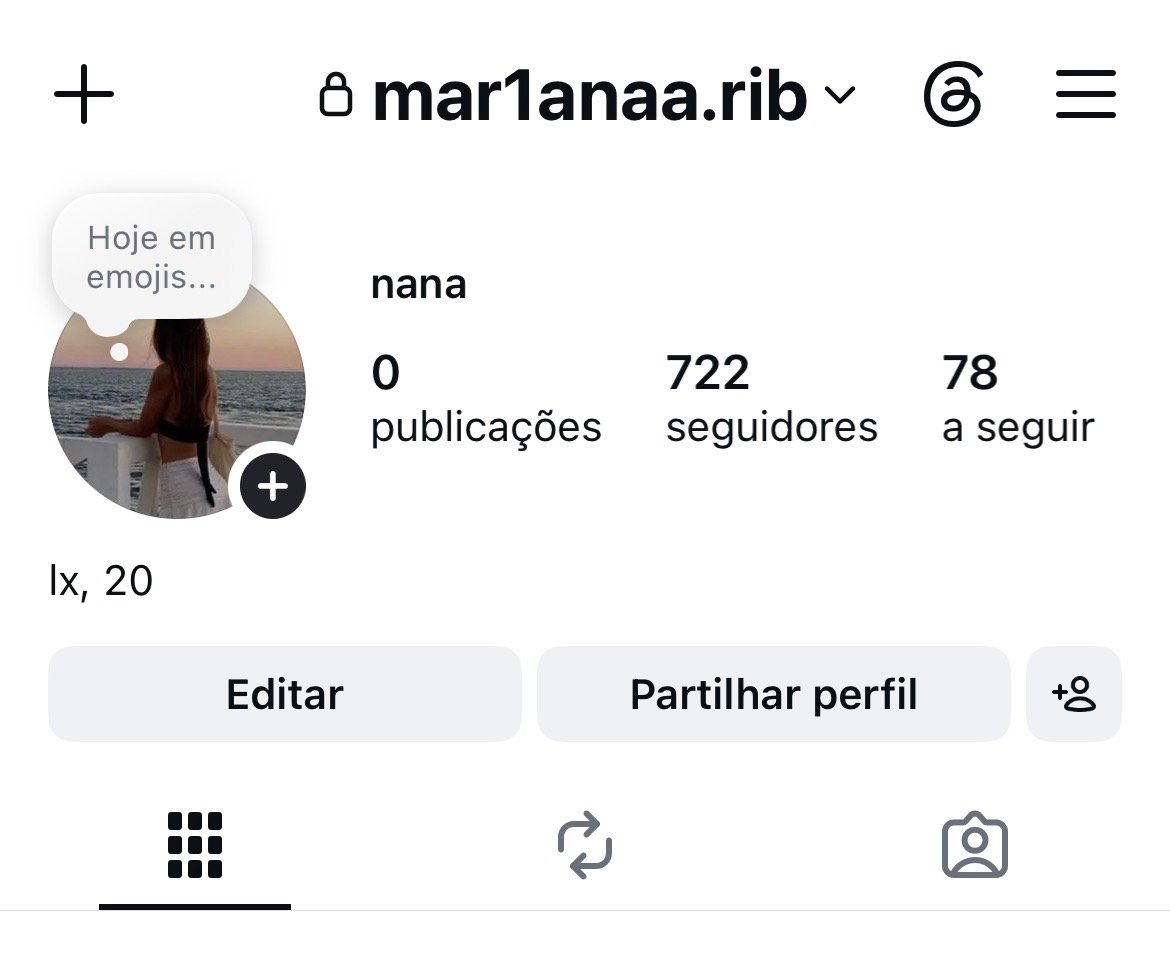 Vendo conta com 700 seguidores