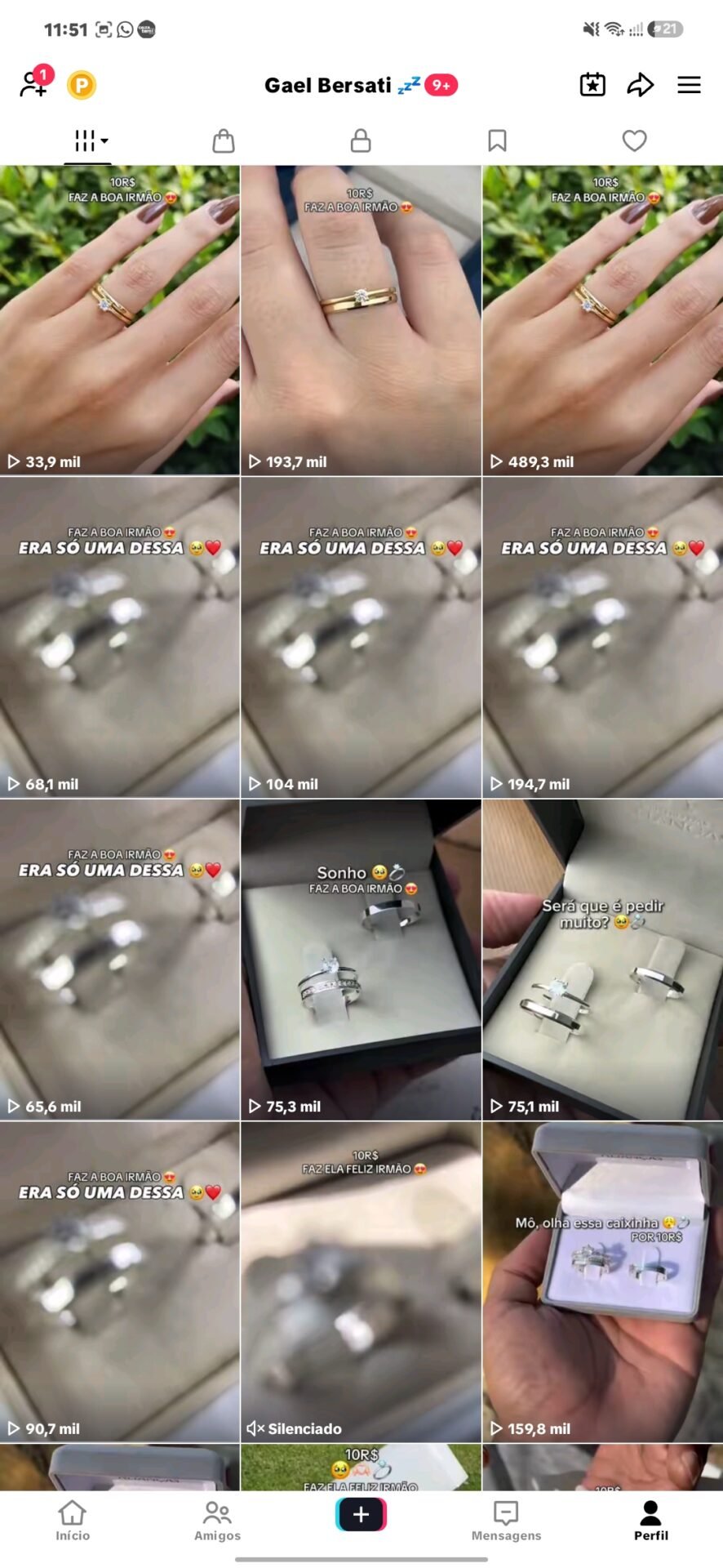 Venda Conta TIKTOK