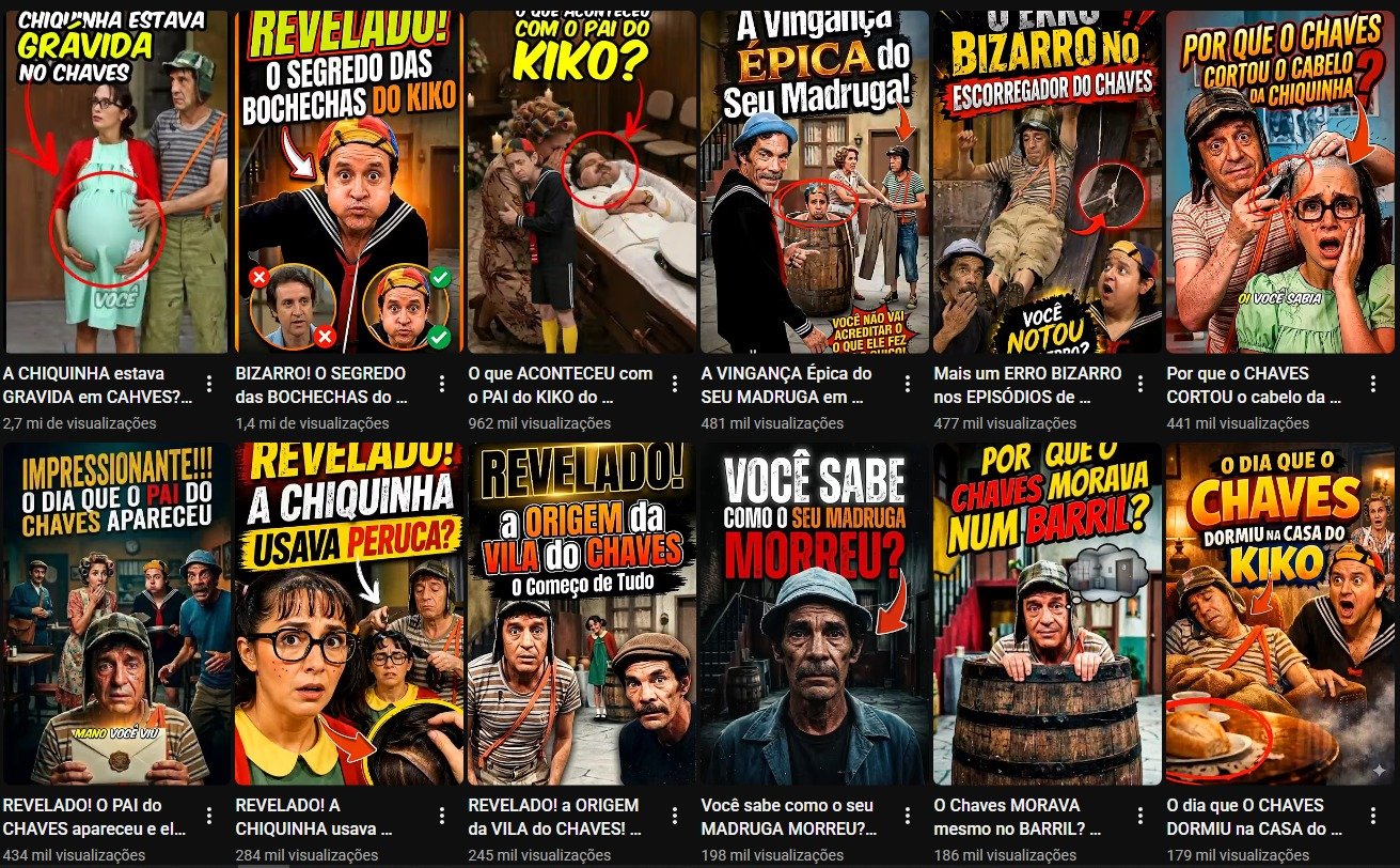Canal de Shorts do Youtube – 157k de INSCRITOS 11MI de vizualizações