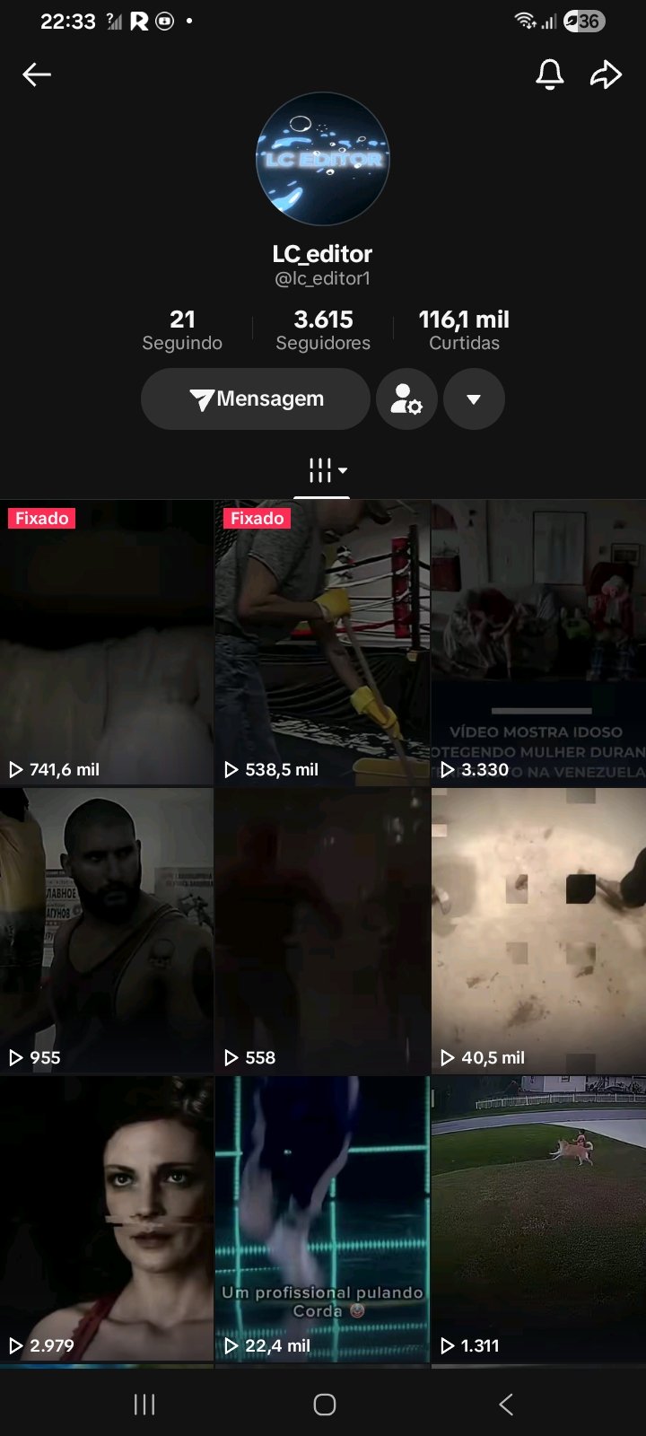 Vendo minha conta segundaria