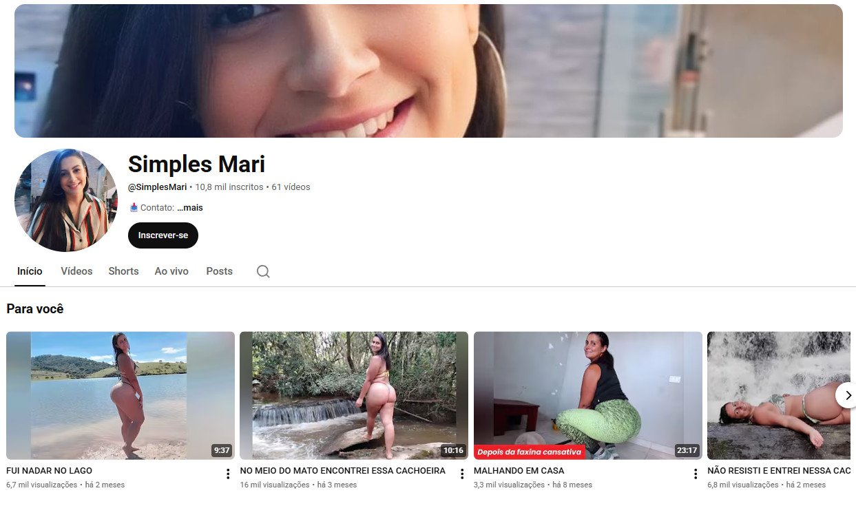 Canal no YouTube à venda – Simples Mari (Fitness e Vlogs) 10 mil inscritos