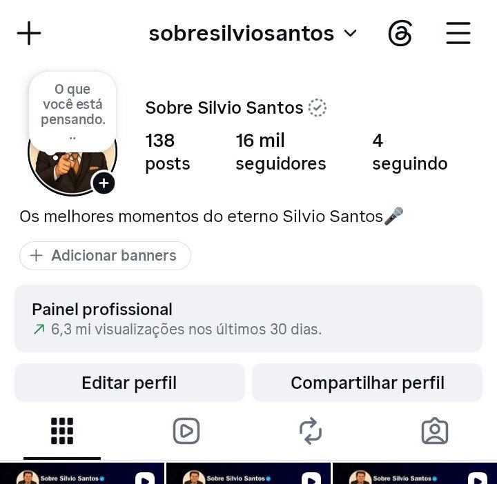 🔴Conta instagram🔴 +16 mil seguidores ! 6.3 Milhões de views 30D ! Alto engajamento !