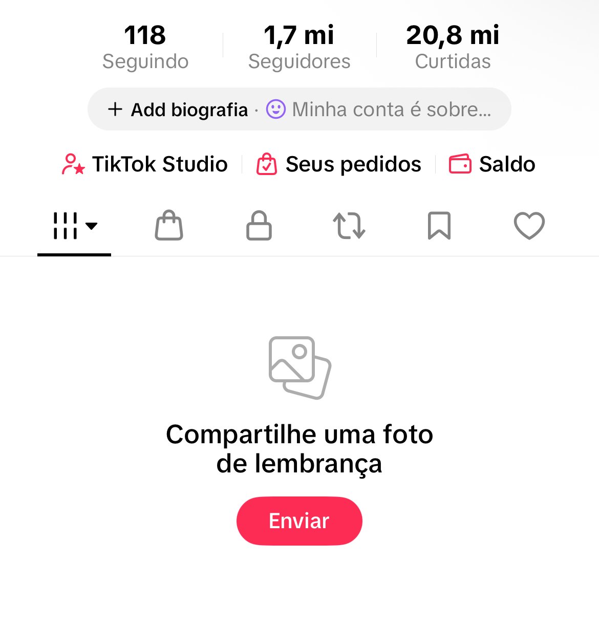 Tik tok 1,7 milhoes de seguidores