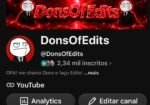 Canal YouTube com quase 2,4K de Inscritos!
