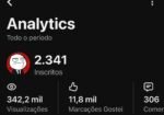 Canal YouTube com quase 2,4K de Inscritos!
